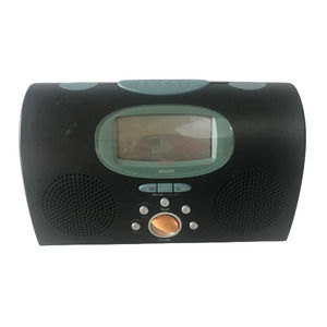 MID CENTURY MODERN Philips AM/FM Clock Radio designed by Michael Graves